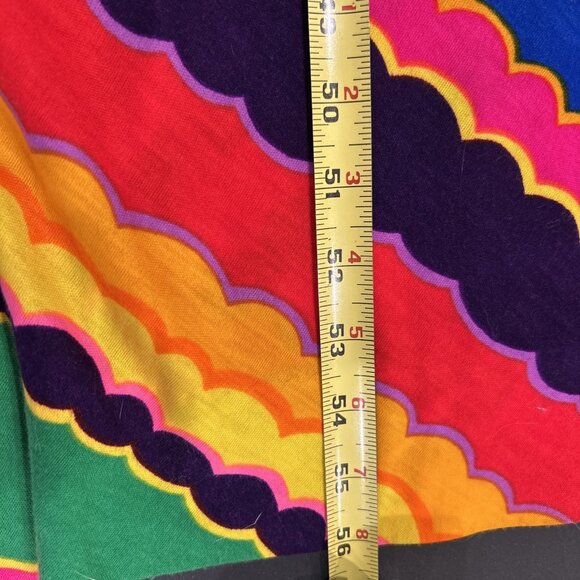 Vtg Kahala Womens Knit Dress Hawaiian Maxi Floral Psychedelic Tropical 60s-70s - Picture 9 of 10